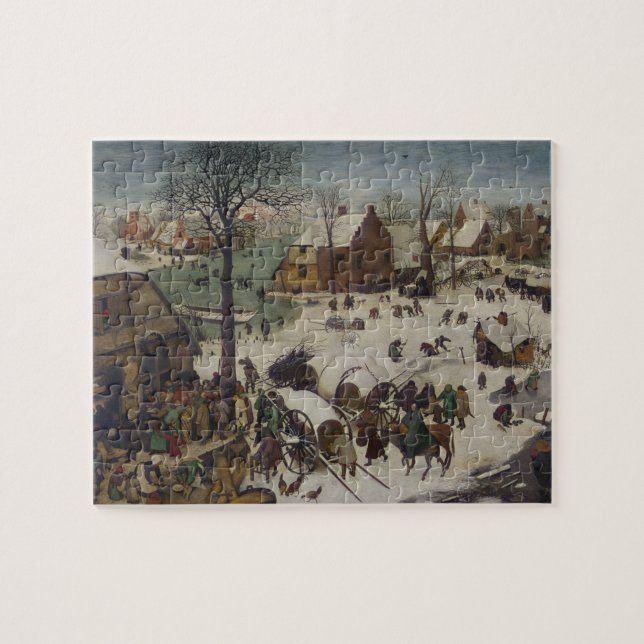 Puzzle Recensement à Bethlehem par Pieter Bruegel (Horizontal)