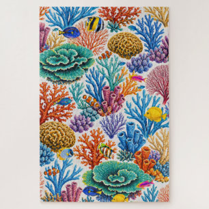 Puzzle Récif de corail coloré poisson tropical