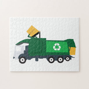 Puzzle Recyclage Camion à ordures
