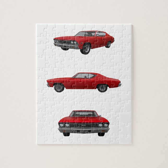 Puzzle Red 1968 Chevelle SS : (Vertical)