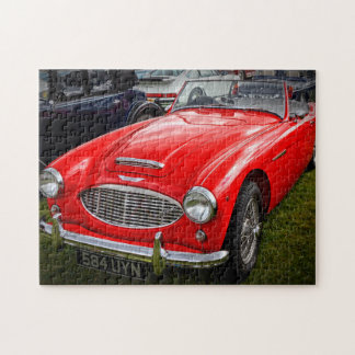Puzzle Red Austin Healey 3000 voiture de sport classique