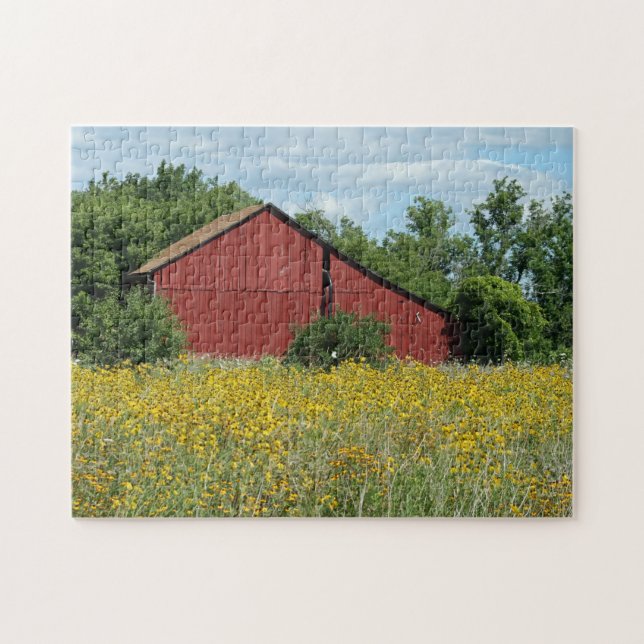 Puzzle Red Barn (Horizontal)