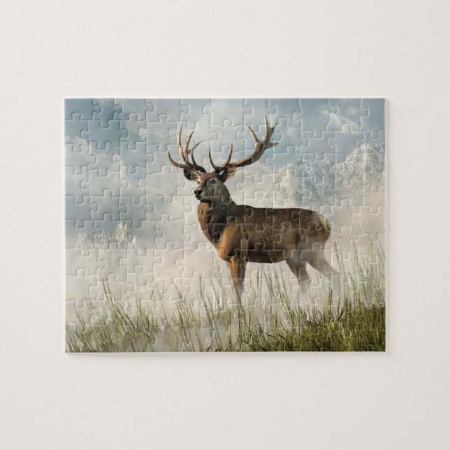 Puzzle Red Deer (Horizontal)