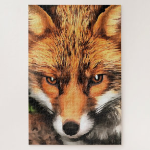 Puzzle Red Fox Beau Art de la faune