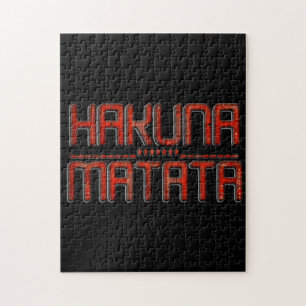 Puzzle Red Hakuna Matata 3D Techno Star Design