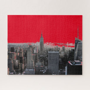 Puzzle Red Pop Art New York City Manhattan