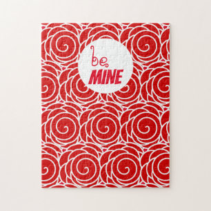 Puzzle Red Rose Be Mine Valentine Frustrant