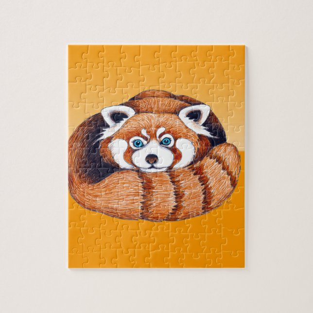 Puzzle Red small panda (Vertical)