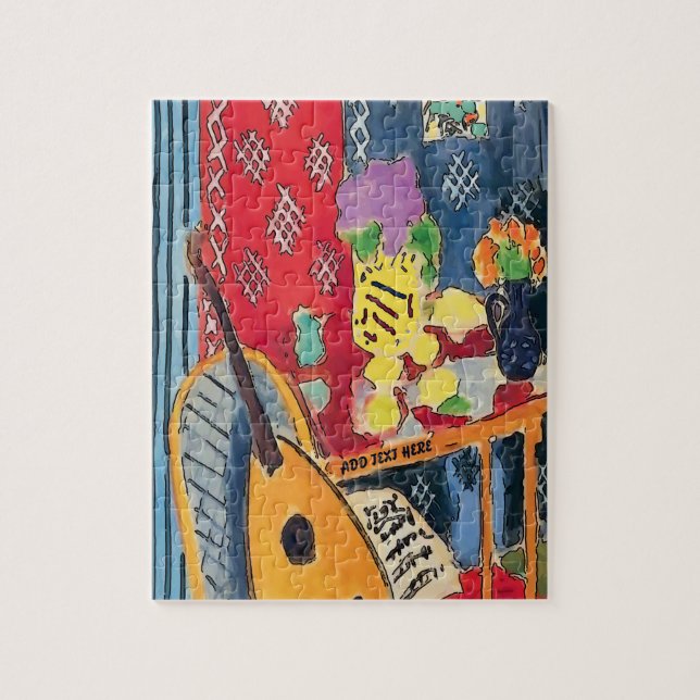 Puzzle Red Still Life avec Lyr (Vertical)