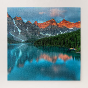 Puzzle Reflections Moraine Lake Banff National Park