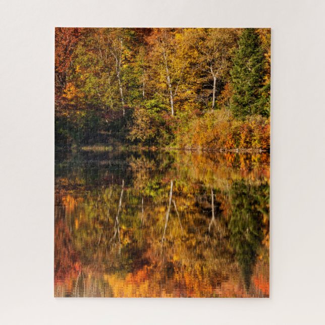 Puzzle Réflexion d'automne sur Coffin Pond (Vertical)