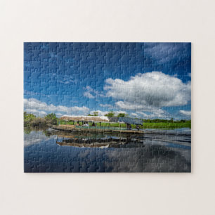 Puzzle Réflexion de bateau de touristes