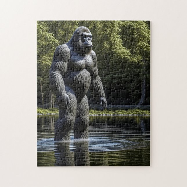 Puzzle Réflexion de Bigfoot dans l'eau (Vertical)