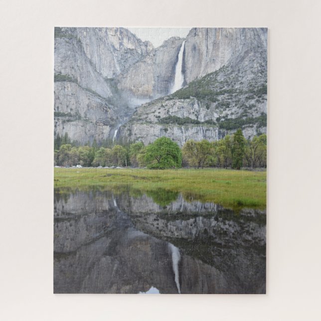 Puzzle Réflexion des chutes de Yosemite - 16x20 - 520 pcs (Vertical)