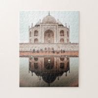 Réflexion du Taj Mahal Inde Architecture