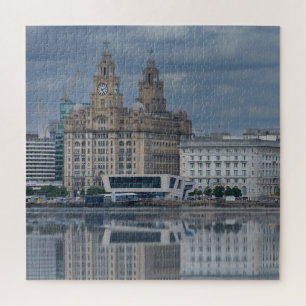Puzzle Réflexion Liverpool Skyline