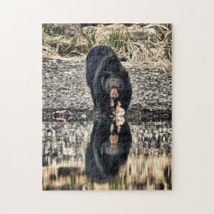 Puzzle Réflexions de l'ours noir