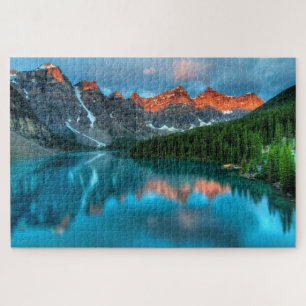Puzzle Réflexions Moraine Lake Parc national Banff