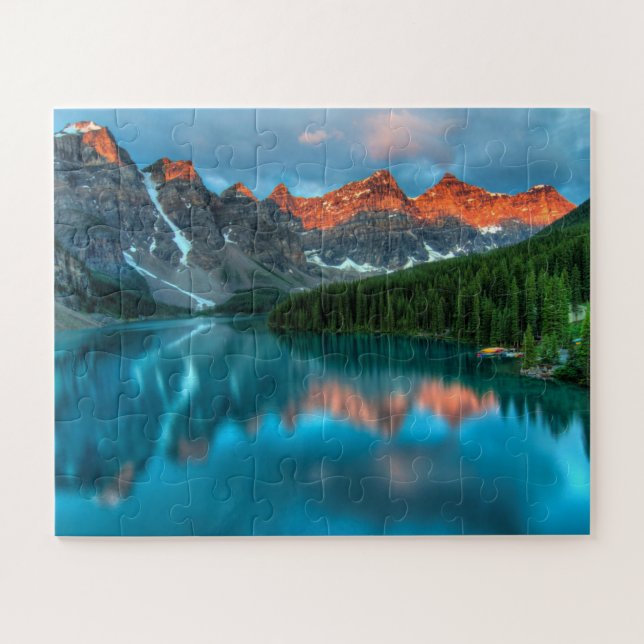 Puzzle Réflexions Moraine Lake Parc national Banff (Horizontal)