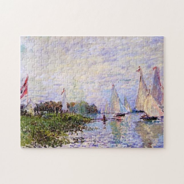 Puzzle Regatta à Argenteuil Monet Art (Horizontal)