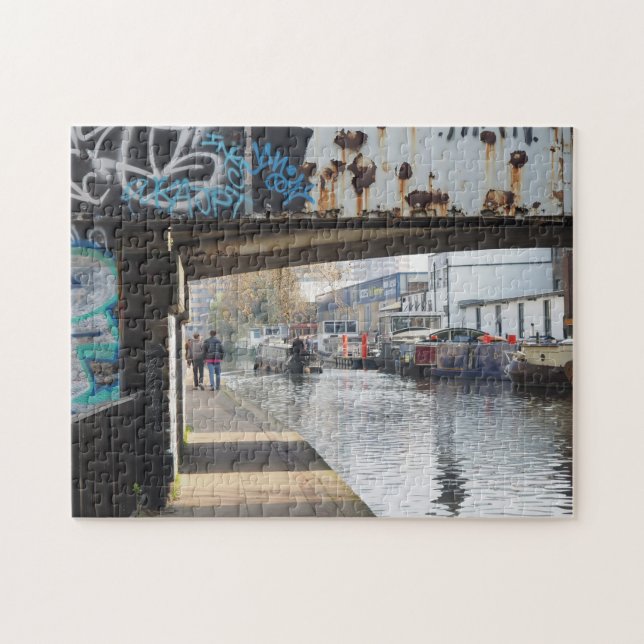 Puzzle Regent's Canal Bridge Londres Royaume-Uni (Horizontal)