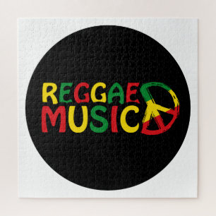 Puzzle Reggae Musique design, reggae art