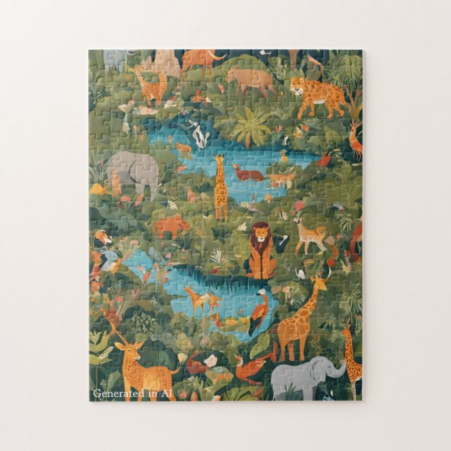 Puzzle Règne animal (Vertical)