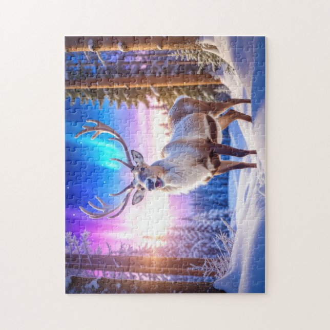 Puzzle Reinder de Noël (Vertical)