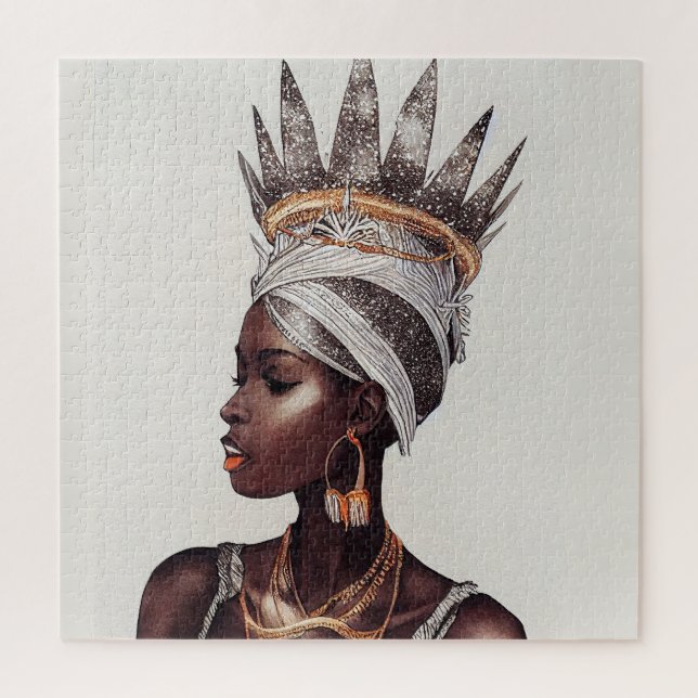 Puzzle Reine africaine (Vertical)