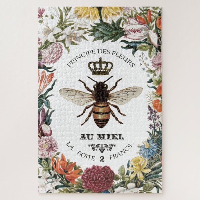 PUZZLE REINE BEE BOTANIQUE VINTAGE MODERNE (Vertical)