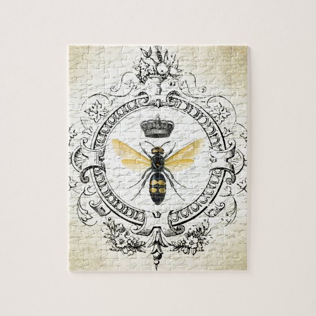 Puzzle Reine des abeilles française VINTAGE MODERNE (Vertical)