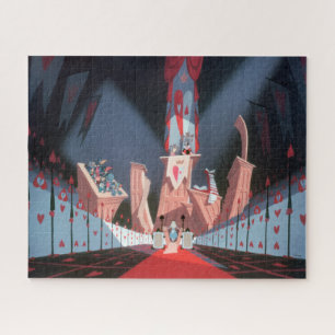 Puzzle Reine des Coeurs   Alice dans sa cour