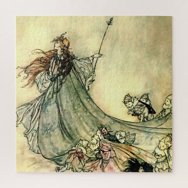 Puzzle "Reine des fées" par Arthur Rackham (Vertical)