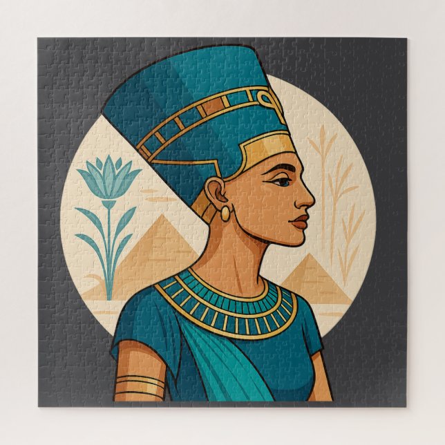 Puzzle Reine Nefertiti - Beauté intemporelle de Legac ant (Vertical)