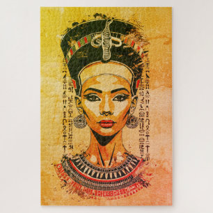 Puzzle Reine royale d'Égypte – Art néo-pharaonique modern