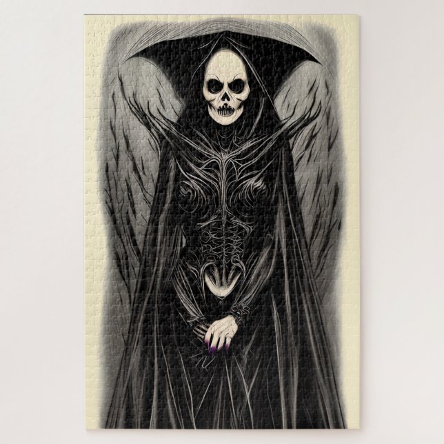 Puzzle Reine sorcière du mal foncé (Vertical)