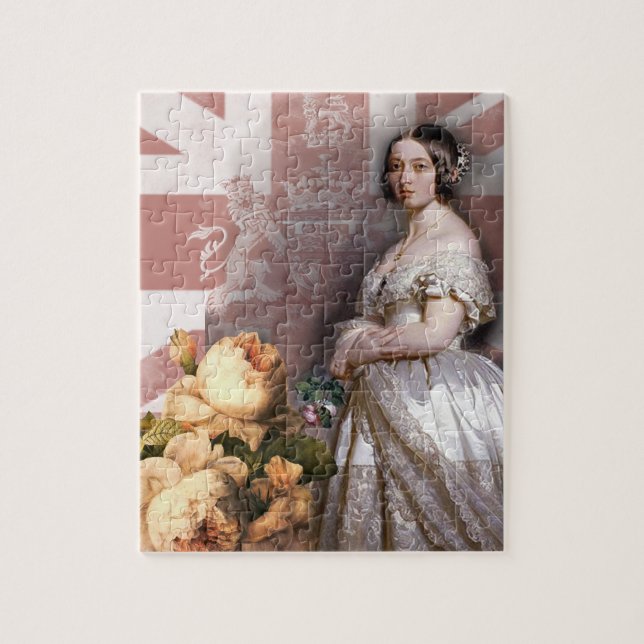 Puzzle Reine vintage, Victoria, (Vertical)