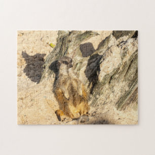 Puzzle relaxant de petit suricate