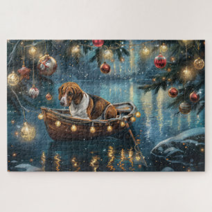 Puzzle Renard américain de Noël Voyage Festif