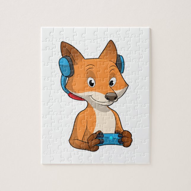 Puzzle Renard comme joueur avec Joystick (Vertical)