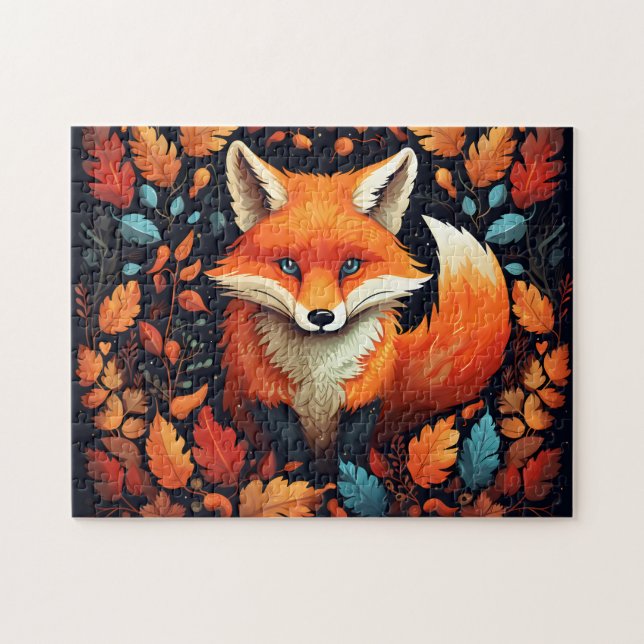 Puzzle Renard d'automne (Horizontal)