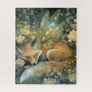 Puzzle Renard magique endormi de la forêt