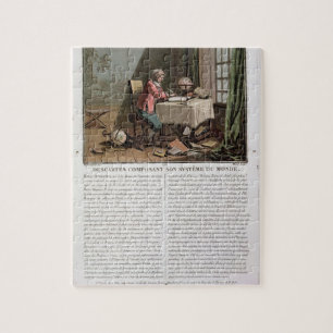 Puzzle Rene Descartes (1596-1650) écrivant son syste du