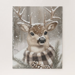 Puzzle Renne Noël Hiver Fêtes de fin d'année