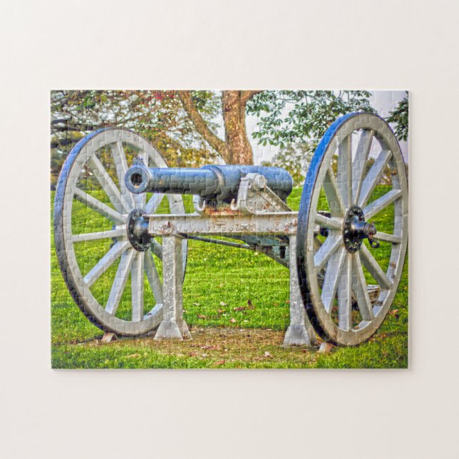 Puzzle Réplique Cannon Nova Scotia Canada. (Horizontal)