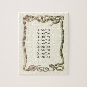 Puzzle Reptiles Anciens, Bordure de Serpents entrelacés o