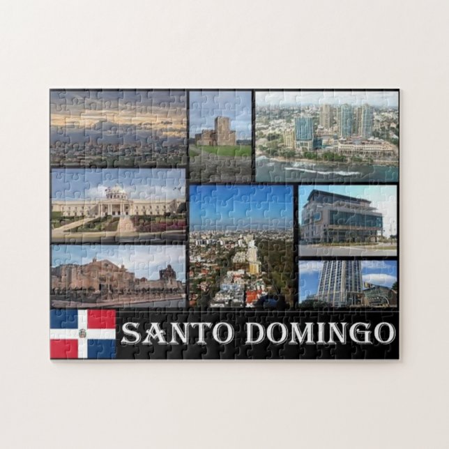 Puzzle République Dominicaine - Santo Domingo - Mosaic - (Horizontal)