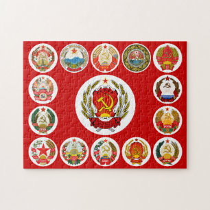 Puzzle Républiques de l'Union soviétique
