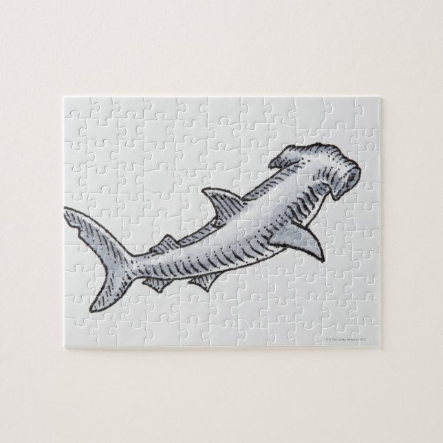Puzzle requin marteau (Horizontal)