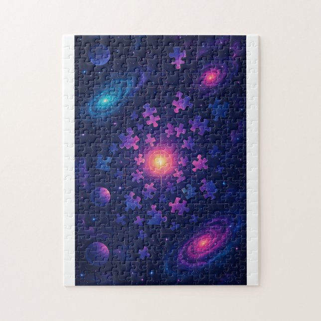 Puzzle Résolution de casse-tête 2025 - Galaxie cosmique (Vertical)
